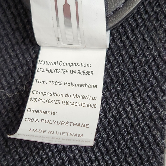 Size M Belt Interlock Stretch Belt Vegan leather Black Gold color RALPH LAUREN - Picture 12 of 13